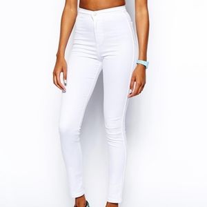 American Apparel White Easy Jean